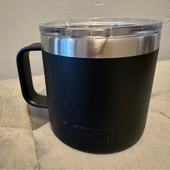 YETI Black 14oz Rambler Stackable Mug - Picture 2 of 10
